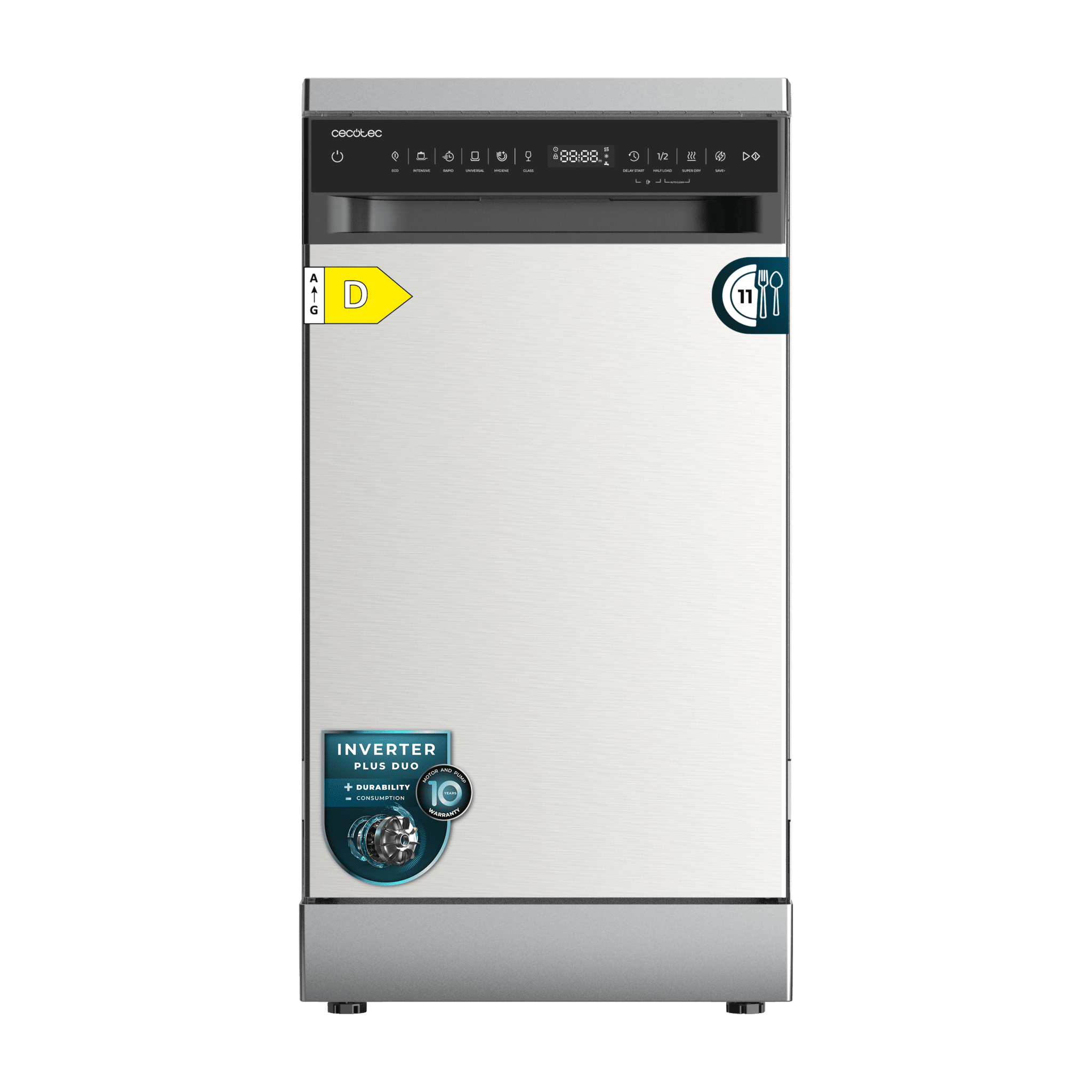 Lavavajillas Cecotec Bolero Aguazero 4360 Inox