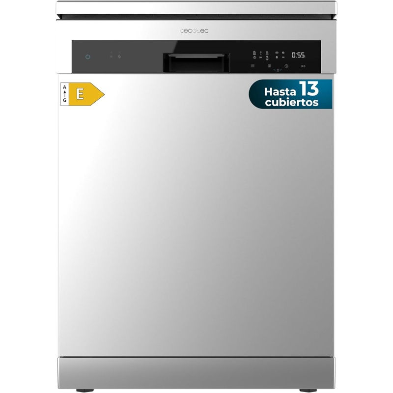 Cecotec Lavavajillas Bolero Aguazero 6100 Inox 60 cm 13 cubiertos 6 programas