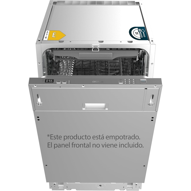 Cecotec Lavavajillas integrable Bolero Aguazero 4101 Full-BI 1850 W 11 cubiertos